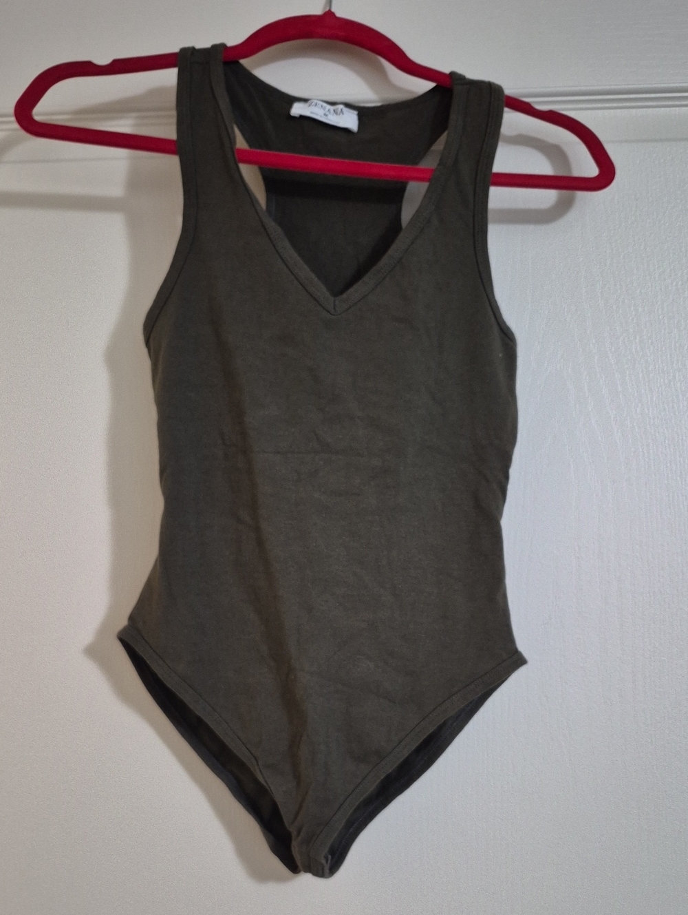 Zenana Outfitters Dark Green Womens Bodysuit